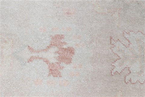 Oushak Beige Runner Hand Knotted 31 X 142  Area Rug 250-22369 Image 16