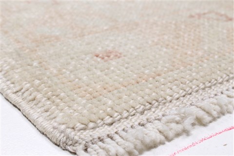 Oushak Beige Runner Hand Knotted 31 X 142  Area Rug 250-22369 Image 3