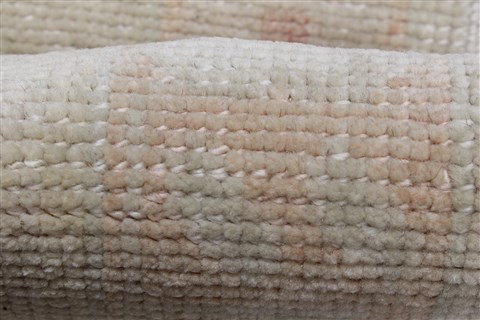 Oushak Beige Runner Hand Knotted 31 X 142  Area Rug 250-22369 Image 7