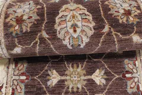 Ziegler Brown Runner Hand Knotted 24 X 144 Area Rug 250-22375 Image 10