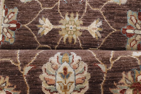 Ziegler Brown Runner Hand Knotted 24 X 144 Area Rug 250-22375 Image 11