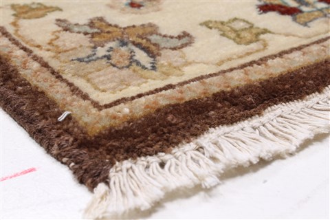 Ziegler Brown Runner Hand Knotted 24 X 144 Area Rug 250-22375 Image 6