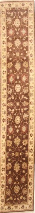 Ziegler Brown Runner Hand Knotted 24 X 144 Area Rug 250-22375 Image 0