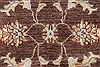 Ziegler Brown Runner Hand Knotted 24 X 144 Area Rug 250-22375 Thumb 4