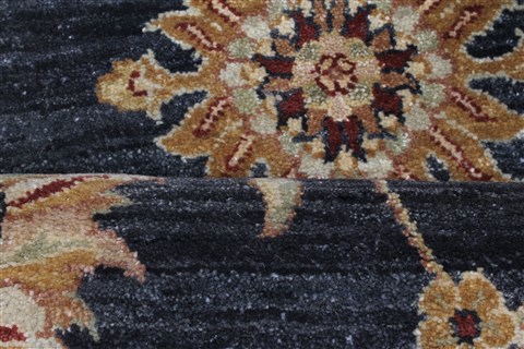 Ziegler Blue Runner Hand Knotted 27 X 141 Area Rug 250-22376 Image 12