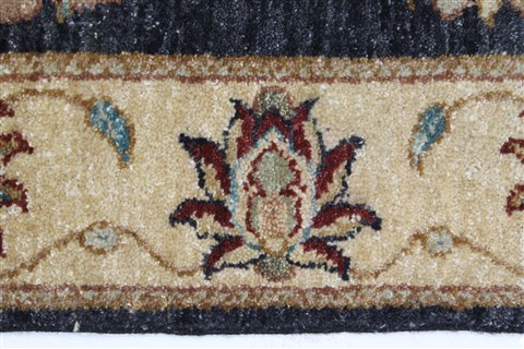 Ziegler Blue Runner Hand Knotted 27 X 141 Area Rug 250-22376 Image 4