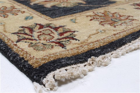 Ziegler Blue Runner Hand Knotted 27 X 141 Area Rug 250-22376 Image 7