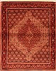 Sanandaj Red Hand Knotted 41 X 50  Area Rug 100-22377 Thumb 0