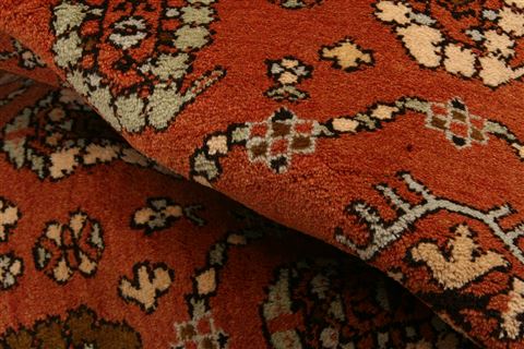 Shirvan Orange Hand Knotted 33 X 51 Area Rug 100-22384 Image 2