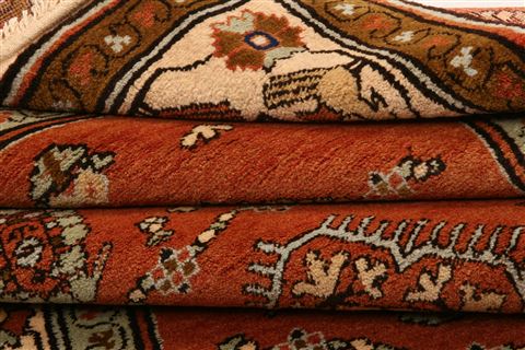 Shirvan Orange Hand Knotted 33 X 51 Area Rug 100-22384 Image 7
