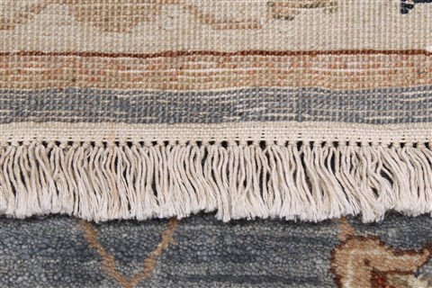 Ziegler Blue Runner Hand Knotted 26 X 131  Area Rug 250-22385 Image 15