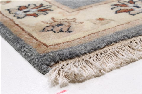 Ziegler Blue Runner Hand Knotted 26 X 131  Area Rug 250-22385 Image 5