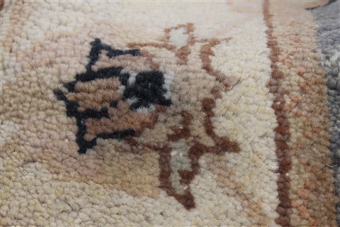 Ziegler Blue Runner Hand Knotted 26 X 131  Area Rug 250-22385 Image 8