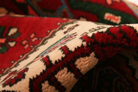Abadeh Red Hand Knotted 33 X 410 Area Rug 100-22386 Image 1