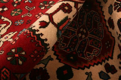 Abadeh Red Hand Knotted 33 X 410 Area Rug 100-22386 Image 2