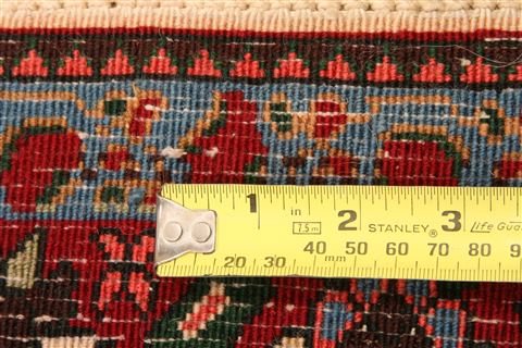 Abadeh Red Hand Knotted 33 X 410 Area Rug 100-22386 Image 7