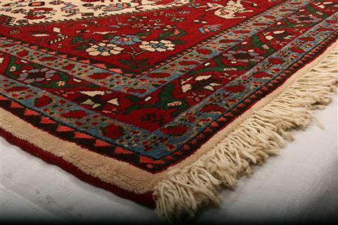 Abadeh Red Hand Knotted 33 X 410 Area Rug 100-22386 Image 9
