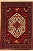 Abadeh Red Hand Knotted 33 X 410  Area Rug 100-22386 Thumb 0
