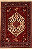 Abadeh Red Hand Knotted 33 X 410  Area Rug 100-22386 Thumb 0