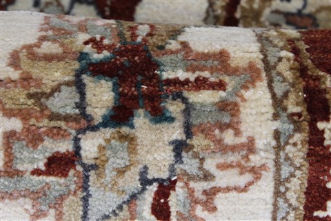 Ziegler Beige Runner Hand Knotted 26 X 149 Area Rug 250-22387 Image 10