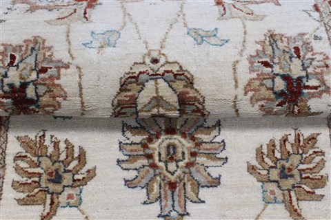Ziegler Beige Runner Hand Knotted 26 X 149 Area Rug 250-22387 Image 12