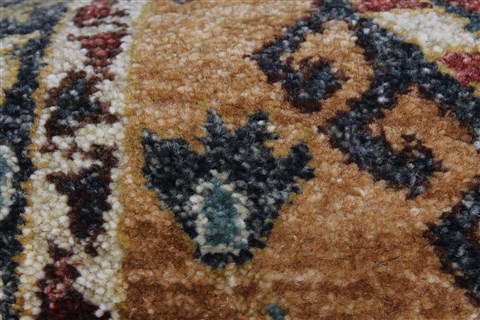 Chobi Yellow Runner Hand Knotted 27 X 122 Area Rug 250-22390 Image 7