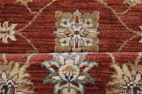 Ziegler Brown Runner Hand Knotted 27 X 122 Area Rug 250-22396 Image 13