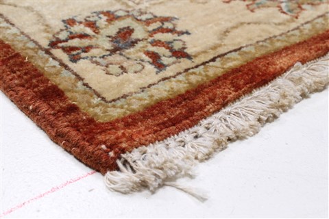 Ziegler Brown Runner Hand Knotted 27 X 122 Area Rug 250-22396 Image 6