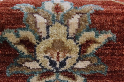 Ziegler Brown Runner Hand Knotted 27 X 122 Area Rug 250-22396 Image 9