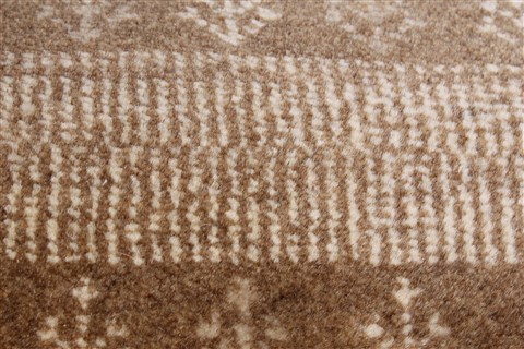Gabbeh Beige Runner Hand Knotted 26 X 118 Area Rug 250-22400 Image 9