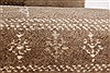 Gabbeh Beige Runner Hand Knotted 26 X 118  Area Rug 250-22400 Thumb 10