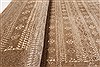 Gabbeh Beige Runner Hand Knotted 26 X 118  Area Rug 250-22400 Thumb 11