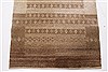 Gabbeh Beige Runner Hand Knotted 26 X 118  Area Rug 250-22400 Thumb 6