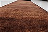 Gabbeh Brown Runner Hand Knotted 27 X 118  Area Rug 100-22402 Thumb 4