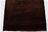 Gabbeh Brown Runner Hand Knotted 27 X 118  Area Rug 100-22402 Thumb 6