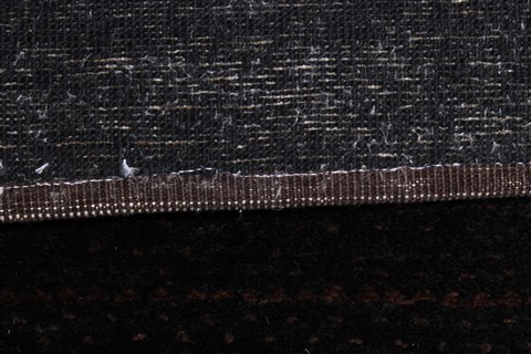 Gabbeh Black Runner Hand Knotted 28 X 119 Area Rug 250-22404 Image 2
