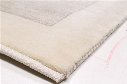 Gabbeh Beige Runner Hand Knotted 27 X 119 Area Rug 250-22406 Image 8