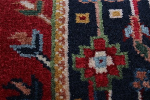 Karajeh Red Runner Hand Knotted 26 X 1211 Area Rug 250-22407 Image 11