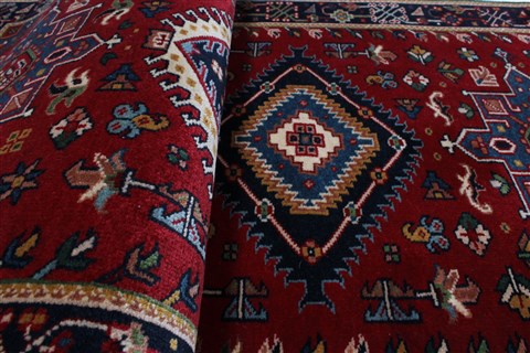 Karajeh Red Runner Hand Knotted 26 X 1211 Area Rug 250-22407 Image 12