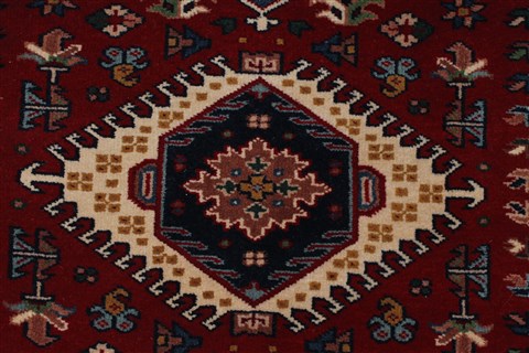 Karajeh Red Runner Hand Knotted 26 X 1211 Area Rug 250-22407 Image 4