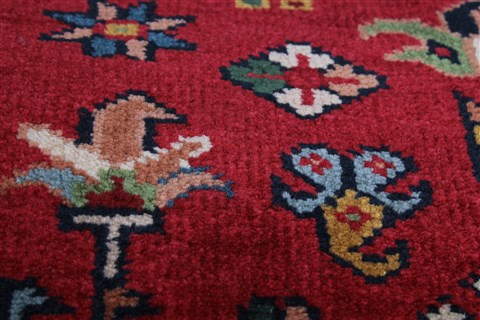 Karajeh Red Runner Hand Knotted 26 X 1211 Area Rug 250-22407 Image 8