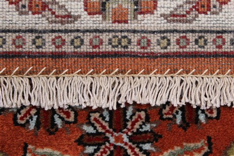 Sarouk Brown Runner Hand Knotted 27 X 120 Area Rug 250-22421 Image 17