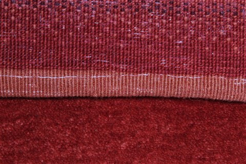 Gabbeh Red Runner Hand Knotted 26 X 116 Area Rug 250-22423 Image 2