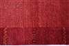 Gabbeh Red Runner Hand Knotted 26 X 116  Area Rug 250-22423 Thumb 4