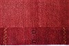 Gabbeh Red Runner Hand Knotted 26 X 116 Area Rug 250-22423 Thumb 4