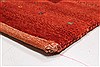 Gabbeh Red Runner Hand Knotted 26 X 116 Area Rug 250-22423 Thumb 6