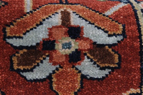 Serapi Brown Runner Hand Knotted 26 X 119 Area Rug 250-22428 Image 10