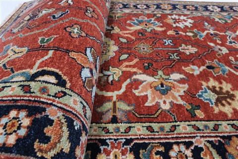 Serapi Brown Runner Hand Knotted 26 X 119 Area Rug 250-22428 Image 12