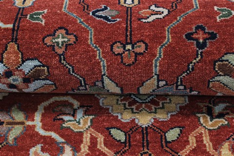 Serapi Brown Runner Hand Knotted 26 X 119 Area Rug 250-22428 Image 13