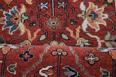 Serapi Brown Runner Hand Knotted 26 X 119 Area Rug 250-22428 Image 14